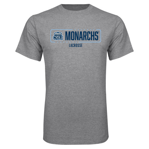  Grey T Shirt - ODU Monarchs Lacrosse