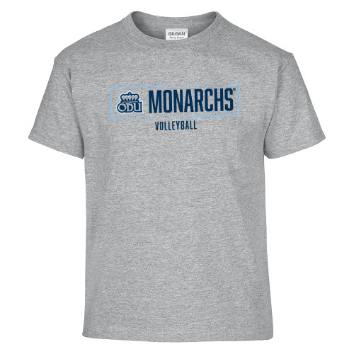  Youth Grey T Shirt - ODU Monarchs Volleyball