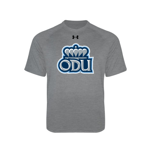  Under Armour Youth Grey Tech Tee - UA - ODU with Crown Primary Mark