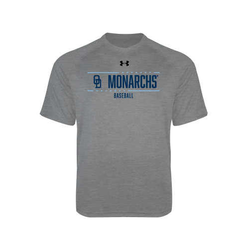  Under Armour Youth Grey Tech Tee - UA - ODU Monarchs Baseball