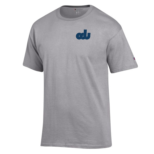  Champion Oxford Grey T Shirt - ODU Vintage Logo