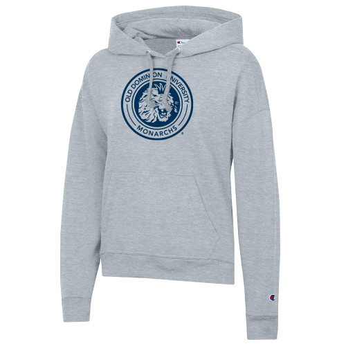  Champion Womens Oxford Grey Powerblend Pullover Hood - ODU Vintage Seal