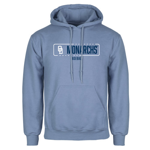  Light Blue Fleece Hoodie - ODU Monarchs Baseball