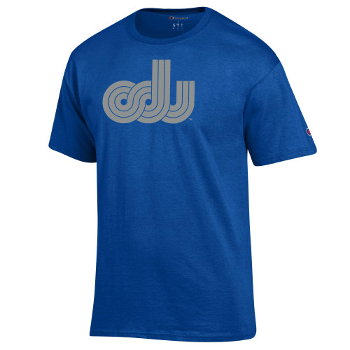  Champion Royal T Shirt - ODU Vintage Logo