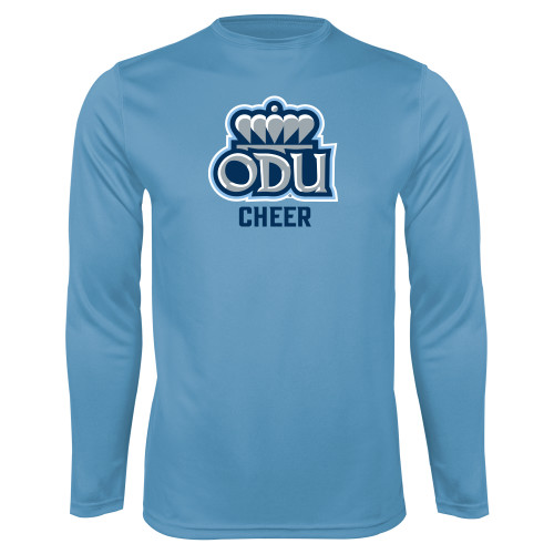  Light Blue Performance Long Sleeve Shirt - ODU Cheer
