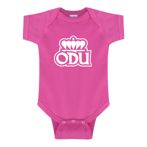 Fuchsia Infant Onesie - ODU with Crown Primary Mark