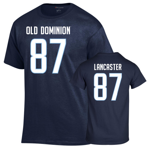  Champion Navy T Shirt - Trey Lancaster - 87
