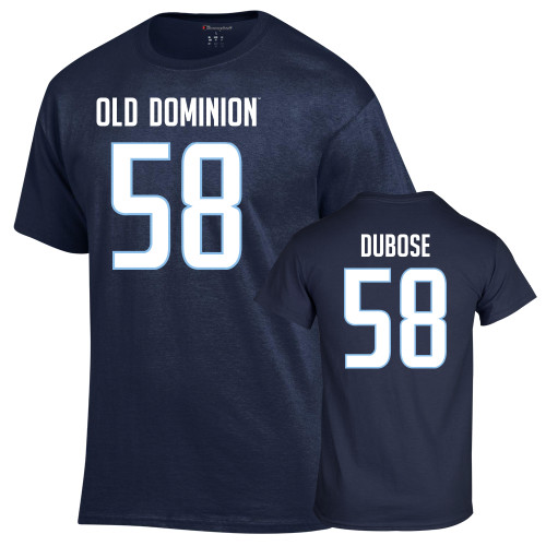  Champion Navy T Shirt - Stephon Dubose - 58