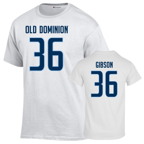  Champion White T Shirt - Javen Gibson - 36