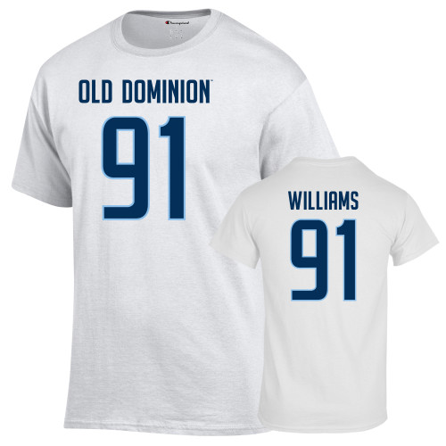 Champion White T Shirt - Ricardo Williams - 91