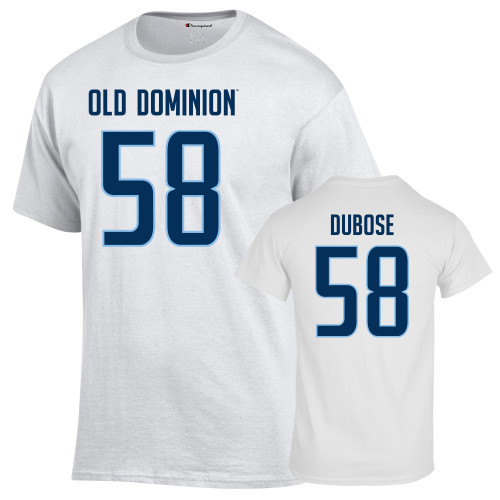  Champion White T Shirt - Stephon Dubose - 58