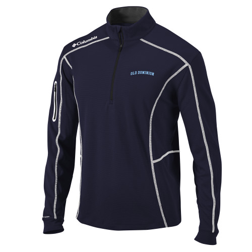  Columbia Navy Omni Wick Shotgun 1/4 Zip - Arched Old Dominion