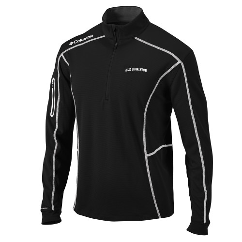  Columbia Black Omni Wick Shotgun 1/4 Zip - Arched Old Dominion
