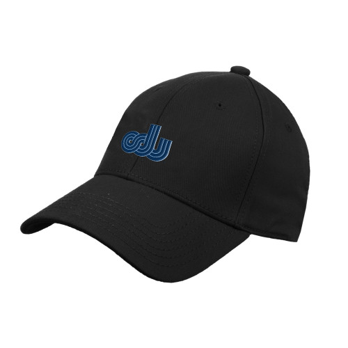  Black Structured Adjustable Pro Style Hat - ODU Vintage Logo