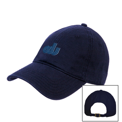  Navy Unstructured Adjustable Low Profile Hat - ODU Vintage Logo