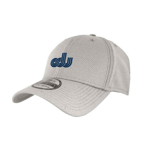  New Era Light Grey Diamond Era 39Thirty Stretch Fit Hat - ODU Vintage Logo
