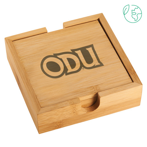  Bamboo Coaster Set - ODU Engraved