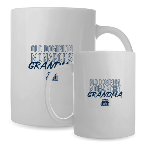  Full Color White Mug 15oz - ODU Monarchs Grandma