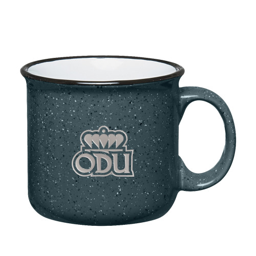 Campfire Grey Mug 15 oz - ODU with Crown Primary Mark Reversed Engraved
