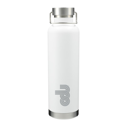  Thor Copper Vacuum Insulated White Bottle 32oz - ODU Vintage Logo Engraved