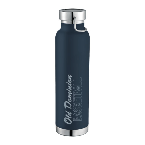  Thor Copper Vacuum Insulated Navy Bottle 22oz - Old Dominion Basketball Engraved