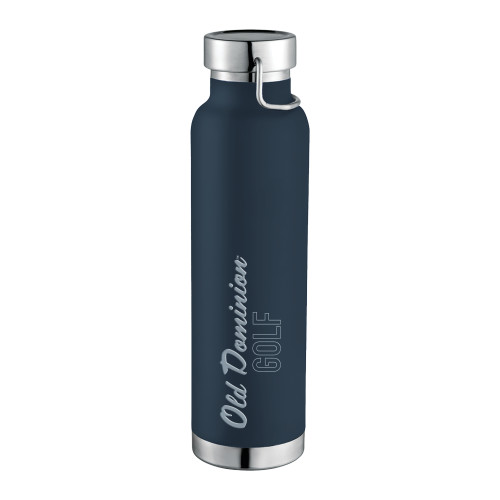  Thor Copper Vacuum Insulated Navy Bottle 22oz - Old Dominion Golf Engraved