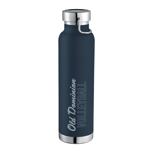  Thor Copper Vacuum Insulated Navy Bottle 22oz - Old Dominion Volleyball Engraved