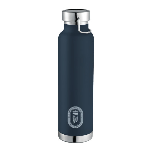  Thor Copper Vacuum Insulated Navy Bottle 22oz - ODU Vintage Lion Seal Engraved