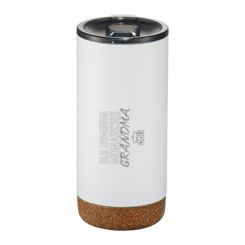  Valhalla Vacuum Insulated White Tumbler 16oz - ODU Monarchs Grandma Engraved