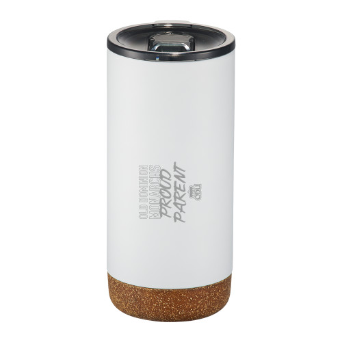  Valhalla Vacuum Insulated White Tumbler 16oz - ODU Monarchs Proud Parent Engraved