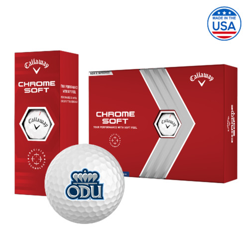  Callaway Chrome Soft Golf Balls 12/pkg - ODU with Crown Primary Mark