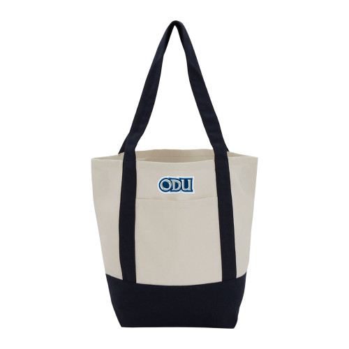  Mini Black Recycled 8oz Cotton Canvas Tote - ODU