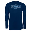 Thumbnail image for  Under Armour Navy Long Sleeve Tech Tee