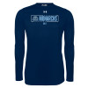Thumbnail image for  Under Armour Navy Long Sleeve Tech Tee
