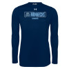 Thumbnail image for  Under Armour Navy Long Sleeve Tech Tee