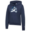 Thumbnail image for  Champion Womens Navy Powerblend Pullover Hood