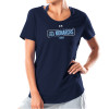 Thumbnail image for  Under Armour Womens Navy Charged Cotton Tee