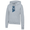 Thumbnail image for  Champion Womens Oxford Grey Powerblend Pullover Hood