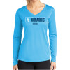 Thumbnail image for  Womens Light Blue Performance Long Sleeve V Neck Shirt