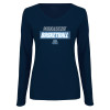 Thumbnail image for  Womens Navy Long Sleeve V Neck Tee 