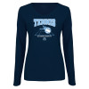 Thumbnail image for  Womens Navy Long Sleeve V Neck Tee 