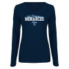 Thumbnail image for  Womens Navy Long Sleeve V Neck Tee 