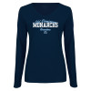Thumbnail image for  Womens Navy Long Sleeve V Neck Tee 