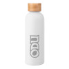 Thumbnail image for  Blair White Stainless Steel Bottle w/ Bamboo Lid 17 oz
