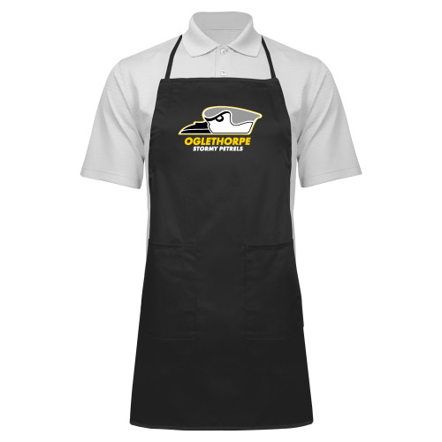  Full Length Black Apron - Primary Athletics Logo