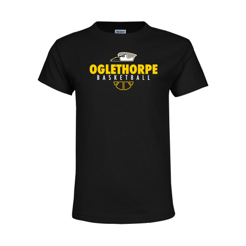  Youth Black T Shirt - Abstract Basketball