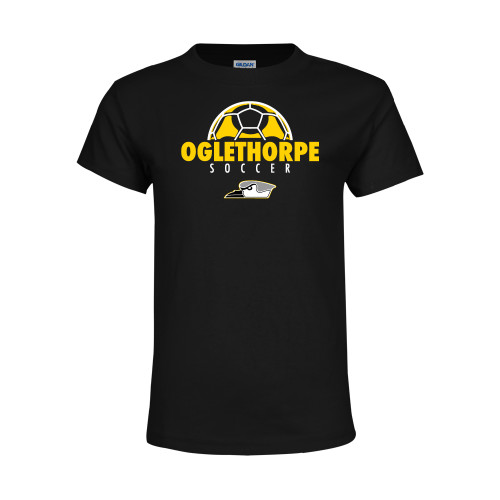  Youth Black T Shirt - Soccer Ball