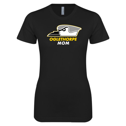  Next Level Womens Black Boyfriend Tee - Mom