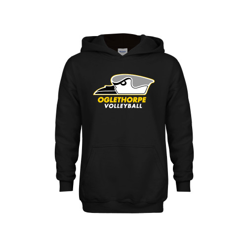  Youth Black Fleece Hoodie - Volleyball