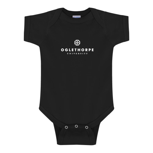  Black Infant Onesie - Primary University Logo